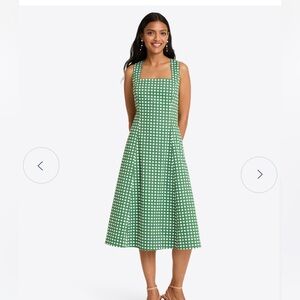 NEW: Draper James Genevieve Midi Dress in Structured Cotton, sz 6